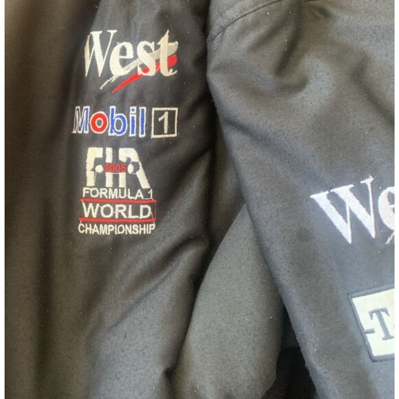Vintage 2005 Mercedes-Benz Warsteiner Formula One F1 Racing Team Jacket SZ Large - Picture 13 of 16